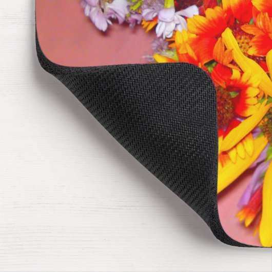 Gaillardia Blume Mix Mousepad (Ecke)