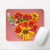 Gaillardia Blume Mix Mousepad (Mit Mouse)