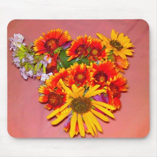Gaillardia Blume Mix Mousepad (Vorne)