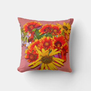 Gaillardia Blume Mix Pillow Kissen