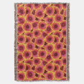 Gaillardia Seamless Pattern Decke (Vorderseite Vertikal)