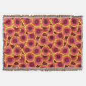 Gaillardia Seamless Pattern Decke (Vorderseite)