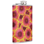 Gaillardia Seamless Pattern Flachmann (Rechts)