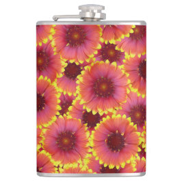 Gaillardia Seamless Pattern Flachmann