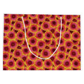 Gaillardia Seamless Pattern Große Geschenktüte (Rückseite)