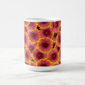 Gaillardia Seamless Pattern Kaffeetasse (Mittel)