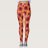 Gaillardia Seamless Pattern Leggings (Vorderseite)