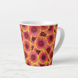 Gaillardia Seamless Pattern Milchtasse