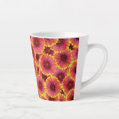Gaillardia Seamless Pattern Milchtasse (Rechts)