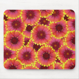 Gaillardia Seamless Pattern Mousepad
