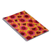 Gaillardia Seamless Pattern Notizblock (Rechte Seite)