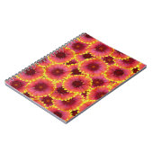 Gaillardia Seamless Pattern Notizblock (Linke Seite)