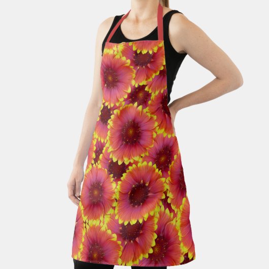 Gaillardia Seamless Pattern Schürze (InSitu)