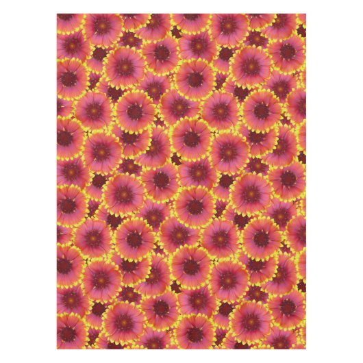 Gaillardia Seamless Pattern Tischdecke (Vorderseite)