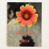 Gaillardia Sunflower Orange and Yellow Floral Planer (Vorderseite)