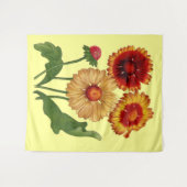 gaillardias print wandteppich (Vorderseite (Horizontal))