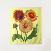 gaillardias print wandteppich (Vorderseite)