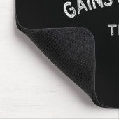 Gain O'clock Time Funny Powerlift Bodybuilding Mousepad (Ecke)