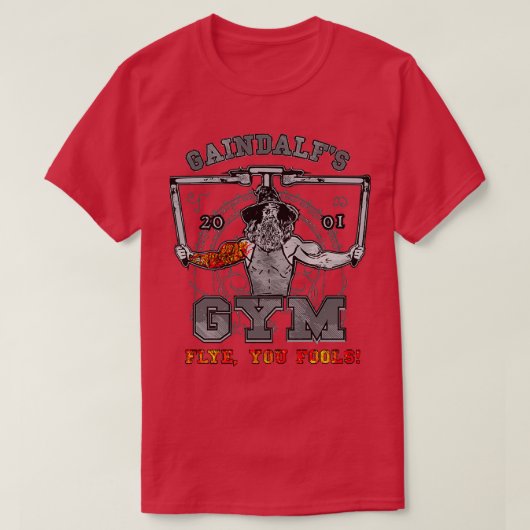 Gaindalfs Gym Flye You Fools T-Shirt (Design vorne)