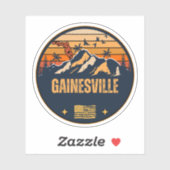 Gainesville, Florida Aufkleber (Blatt)