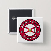Gainesville Florida Button (Vorne & Hinten)