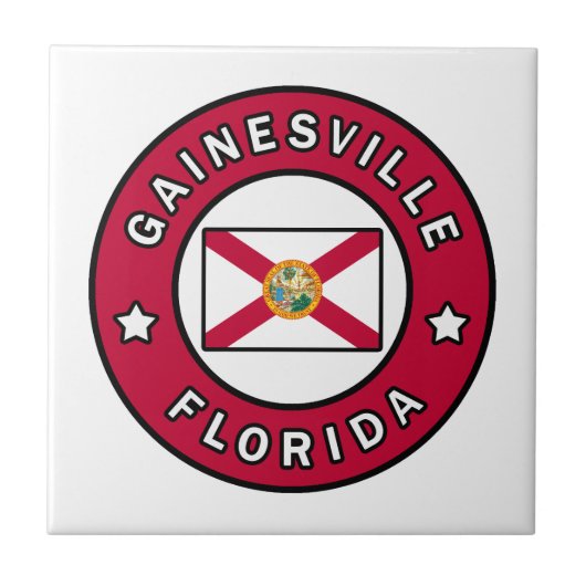 Gainesville Florida Fliese (Vorderseite)