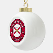 Gainesville Florida Keramik Kugel-Ornament (Rechts)