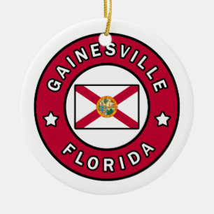 Gainesville Florida Keramik Ornament