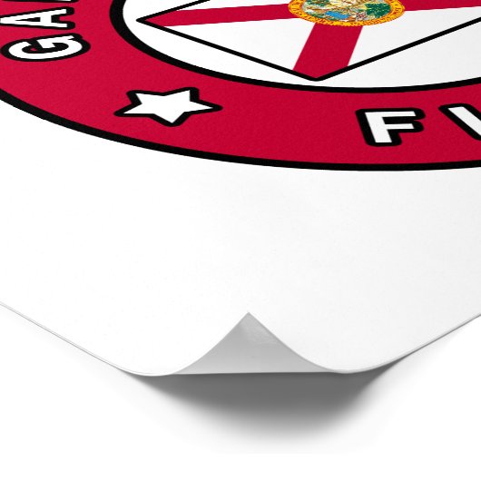 Gainesville Florida Poster (Ecke)