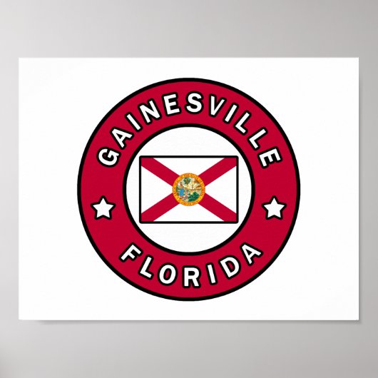 Gainesville Florida Poster (Vorne)