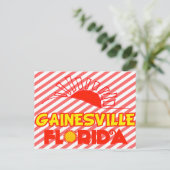 Gainesville, Florida Postkarte (Stehend Vorderseite)