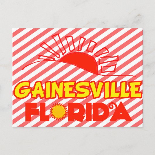 Gainesville, Florida Postkarte (Vorderseite)