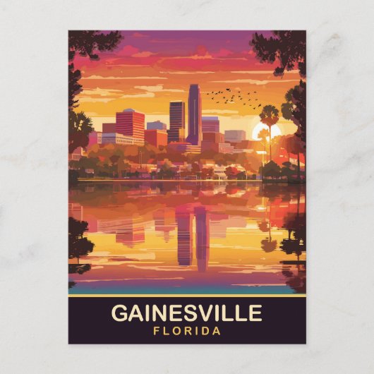 Gainesville, Florida Postkarte (Vorderseite)