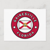 Gainesville Florida Postkarte (Vorderseite)