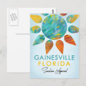 Gainesville Florida Sunshine Postkarte (Vorne/Hinten)