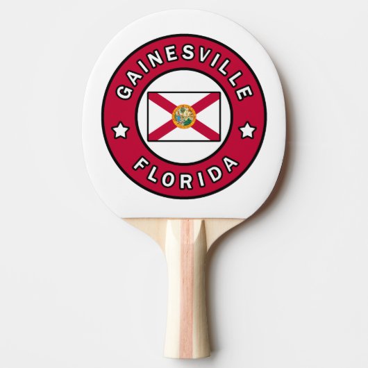 Gainesville Florida Tischtennis Schläger (Vorderseite)
