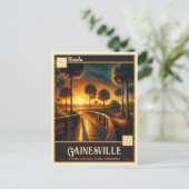 Gainesville, Florida | Vintage Postkarte (Stehend Vorderseite)