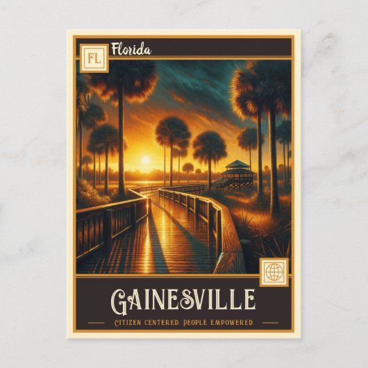 Gainesville, Florida | Vintage Postkarte (Vorderseite)