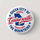 Gainesville, Georgien Button (Vorderseite)