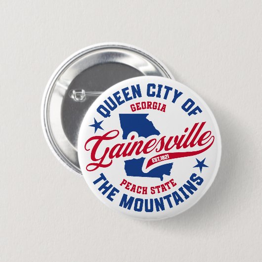 Gainesville, Georgien Button (Vorne & Hinten)