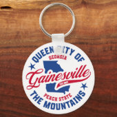 Gainesville, Georgien Schlüsselanhänger (Rückseite)
