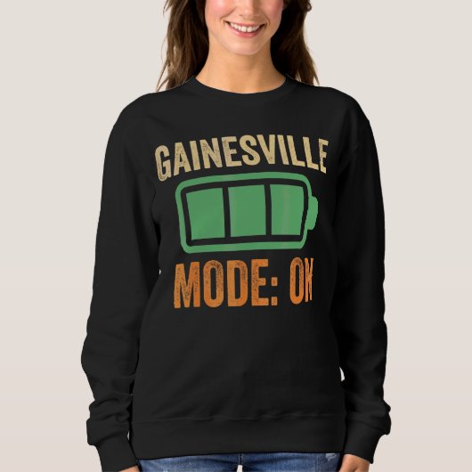 Gainesville-Modus bei Batterie-Design Sweatshirt (Vorderseite)