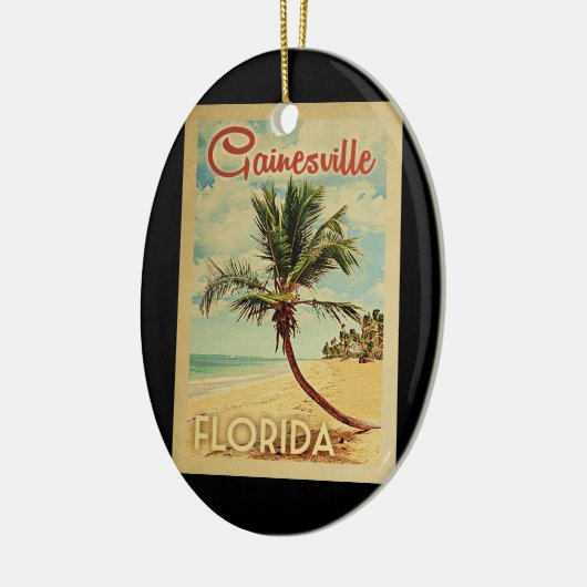 Gainesville Palm Tree Keramik Ornament (Links)