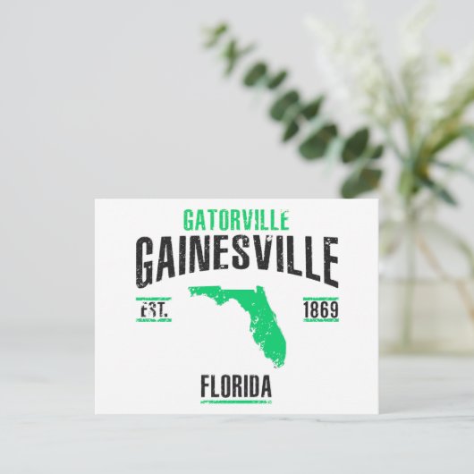 Gainesville Postkarte (Stehend Vorderseite)