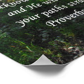 Gainesville TX Proverbs 3:5-6 Poster (Ecke)