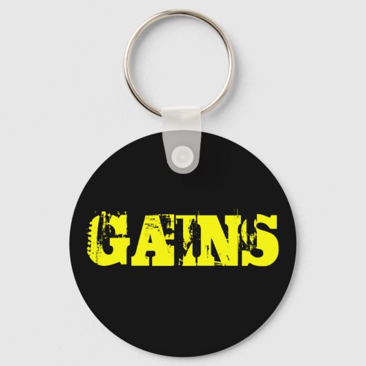Gains Gym Schlüsselanhänger (Vorderseite)