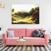 Gainsborough - Berglandschaft mit Hirte Leinwanddruck (Insitu (Wohnzimmer))
