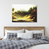 Gainsborough - Berglandschaft mit Hirte Leinwanddruck (Insitu (Schlafzimmer))