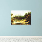 Gainsborough - Berglandschaft mit Hirte Leinwanddruck (Insitu (Holzboden))