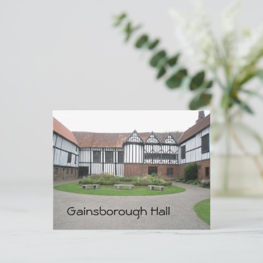 Gainsborough Hall Postkarte (Stehend Vorderseite)